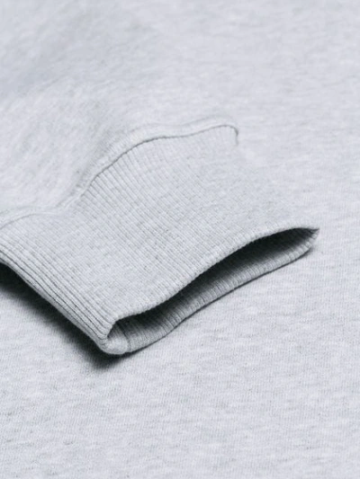 Shop Kenzo Sweatshirt Mit Logo-stickerei In Grey