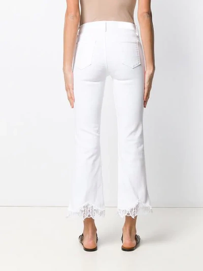 Shop J Brand Selena Cropped Jeans In White