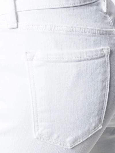 Shop J Brand Selena Cropped Jeans In White