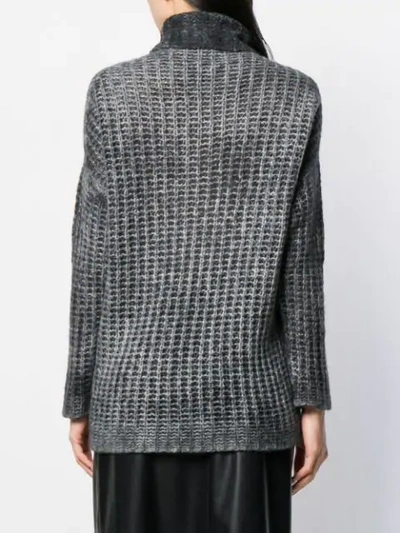 Shop Avant Toi Corn Stitch Sweater In V00007 Husky