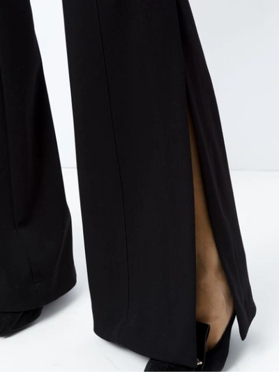 Shop Alcaçuz Cogumelo Flared Trousers In Black