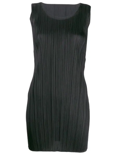 Shop Issey Miyake Giro Collo Dress In 15 Black