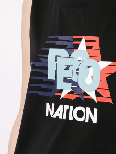 Shop P.e Nation Aerial Tank Top In Black