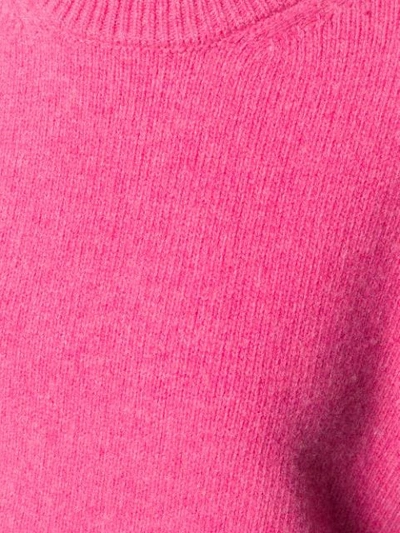 Shop Marni Contrasting Trims Jumper In Pink