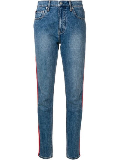 Shop Calvin Klein Jeans Est.1978 Mid Rise Skinny Jeans In Blue