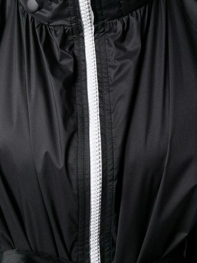 Shop Givenchy Mid-length Belted Raincoat In Black