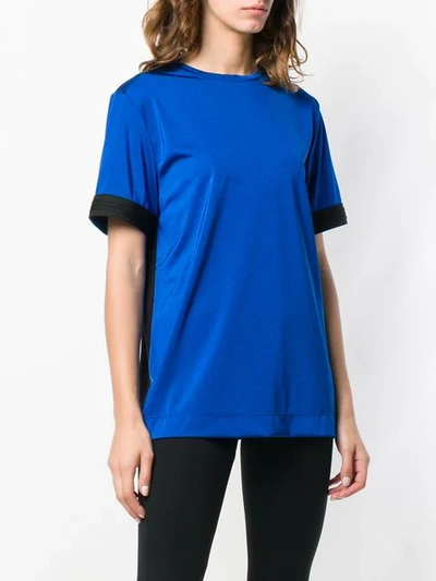 Shop No Ka'oi Colour Block T-shirt In Blue
