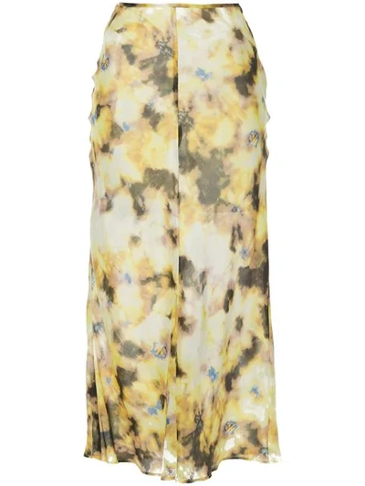 Shop Georgia Alice Acid Skirt In Yellow