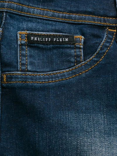 PHILIPP PLEIN 紧身牛仔裤 - 蓝色