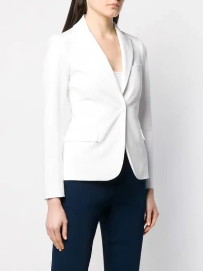 Shop P.a.r.o.s.h Fitted Blazer In White