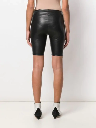 Shop Manokhi Fitted Biker Shorts In Black