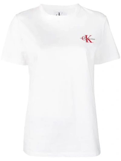 Shop Calvin Klein Jeans Est.1978 Calvin Klein Jeans Logo T-shirt - White