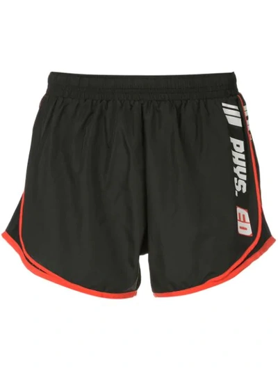 Shop P.e Nation Target Shorts - Black