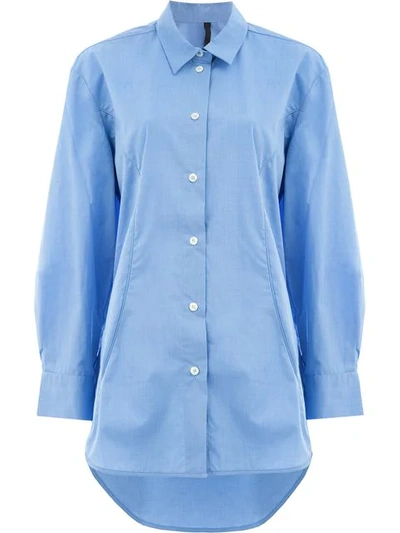 Shop Sara Lanzi Klassisches Hemd In Blue