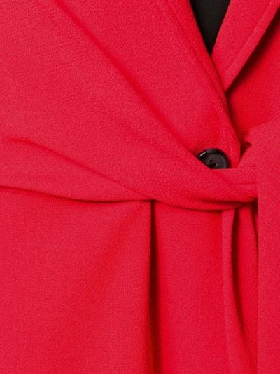 Shop Roland Mouret Hollywell Coat In Red