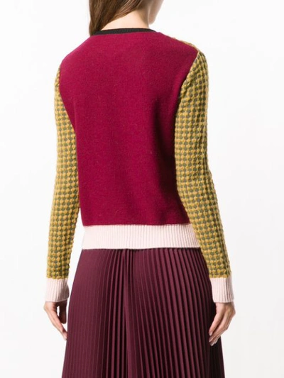 Shop Red Valentino Crew Neck Jumper - Yellow