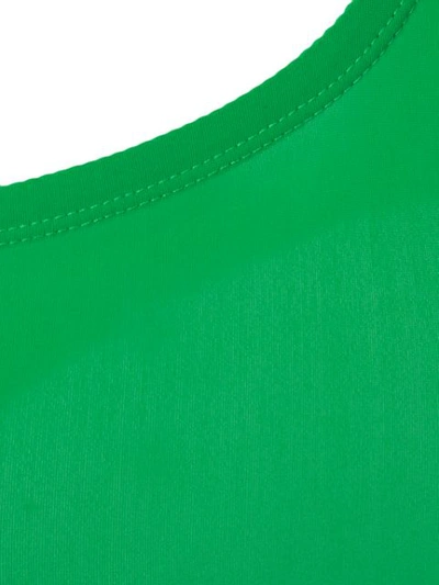 Shop Isabel Marant Étoile One Shoulder Swimsuit In Green