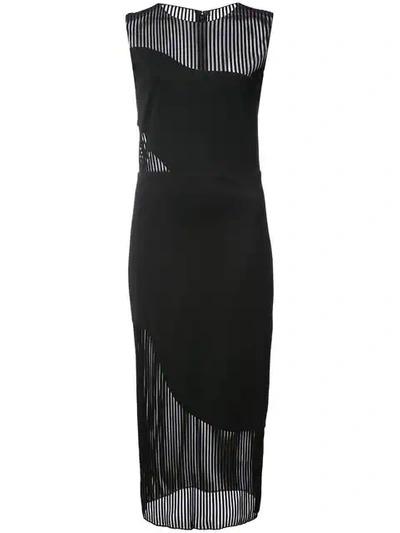 Shop Haney 'jackie' Kleid Mit Semi-transparenten Einsätzen In Black