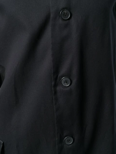 Shop Maison Margiela Organdie Oversized Blazer In Black