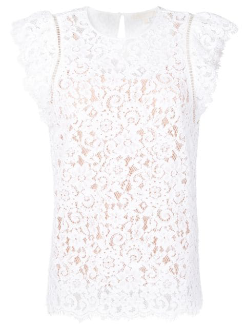 michael kors white blouse