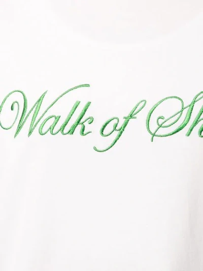 Shop Walk Of Shame Printed Logo T In White