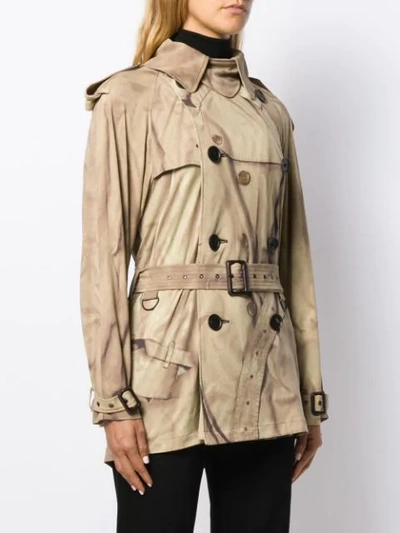 Pre-owned Jean Paul Gaultier Trench Style Jacket In Neutrals