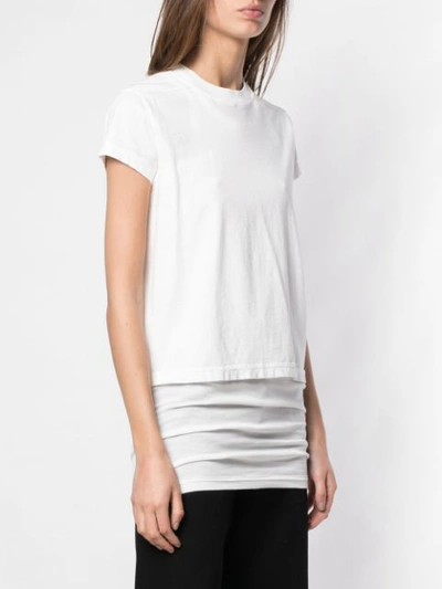 Shop Rick Owens Drkshdw Cropped Casual T In White