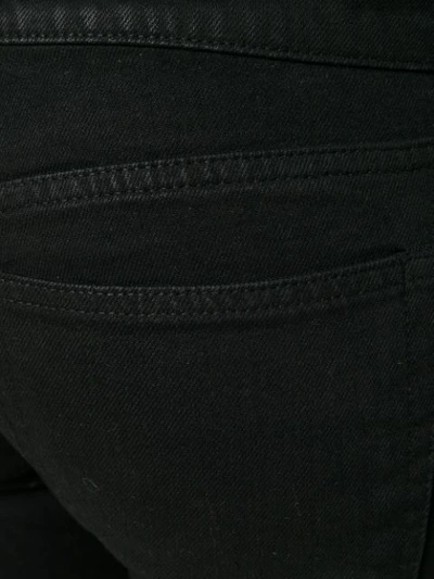Shop Helmut Lang Low-rise Slim-fit Jeans In Black