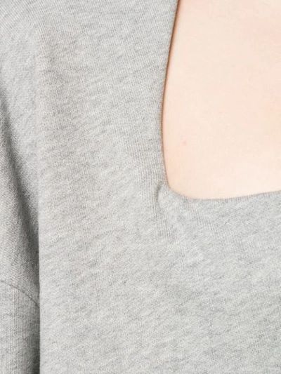 Shop Y/project Push-up Sweatshirt In Grey