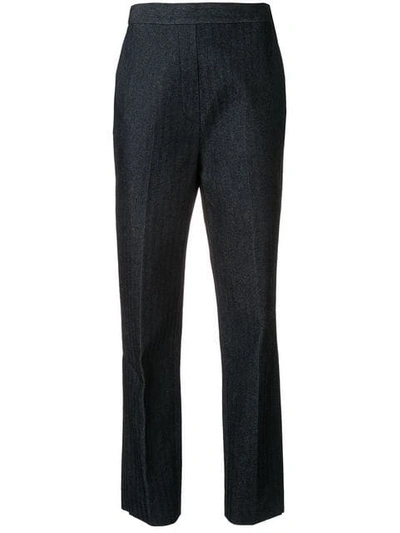 Shop Camilla And Marc High Waisted Trousers In Blue