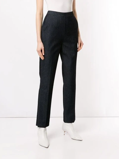 Shop Camilla And Marc High Waisted Trousers In Blue