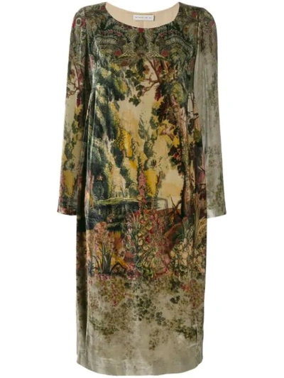 Shop Etro Printed Sweater Dress In 0800