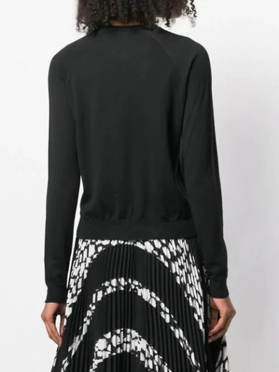 Shop Roberto Collina Classic Knit Cardigan In Black