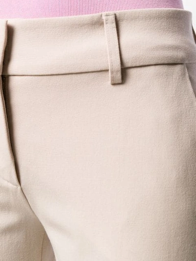 Shop Piazza Sempione Slim-fit Tailored Trousers In Neutrals