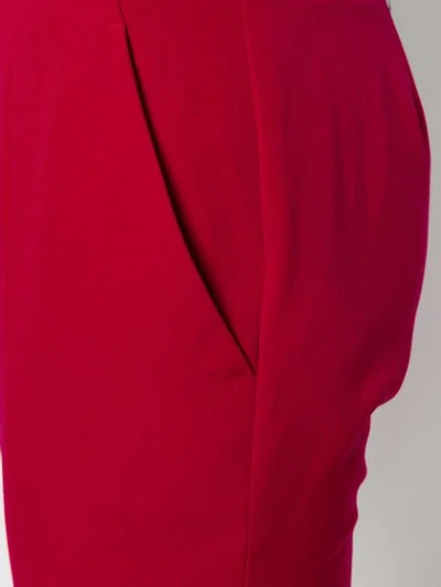 Shop Stella Mccartney Slim-fit Trousers In Red