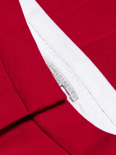 Shop Stella Mccartney Slim-fit Trousers In Red
