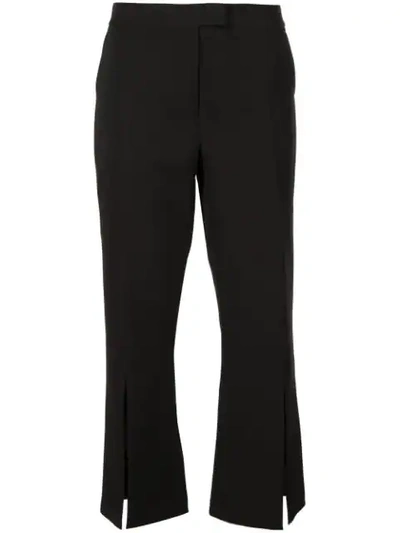 Shop Robert Rodriguez Eva Cropped Trousers In Black