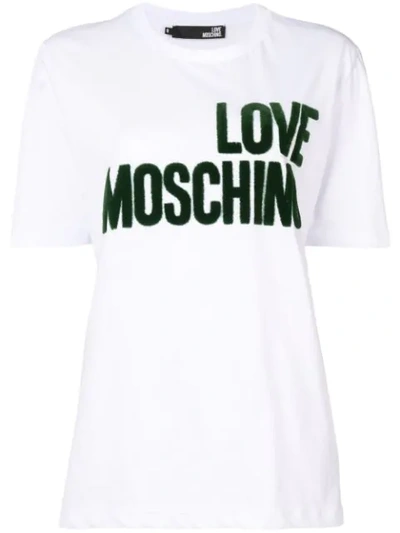 Shop Love Moschino Loose In White