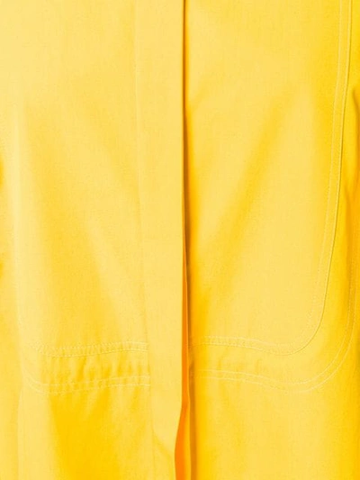 MAISON RABIH KAYROUZ 伞形露肩连衣裙 - 黄色