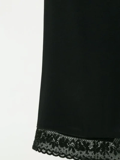 MM6 MAISON MARGIELA 蕾丝喇叭裤 - 黑色