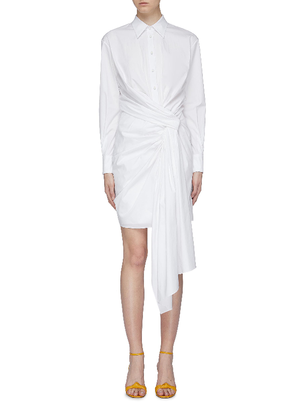oscar de la renta shirt dress