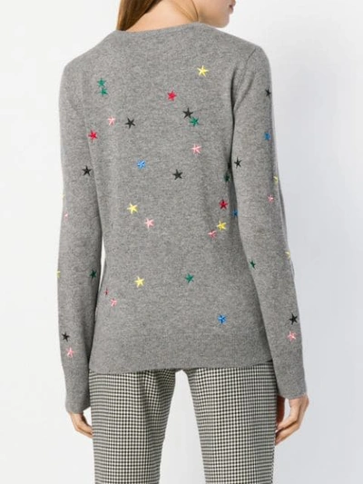 Shop Equipment Star Embroidered Sweater In Grey