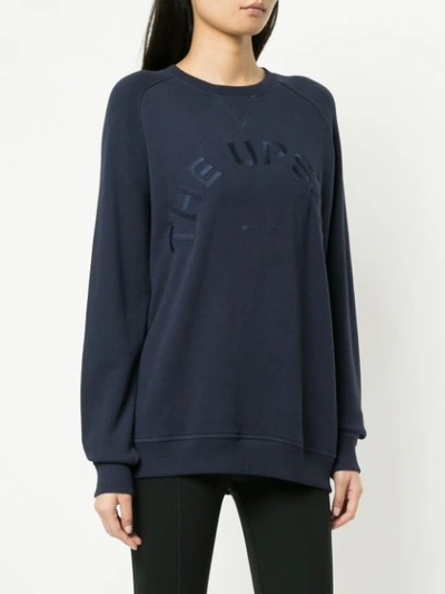 Shop The Upside Long Sleeved Sweater In Blue