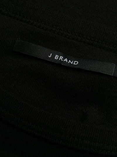 Shop J Brand Round Neck T-shirt In Black