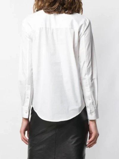 Shop Chalayan Pinch Detail Shirt In White