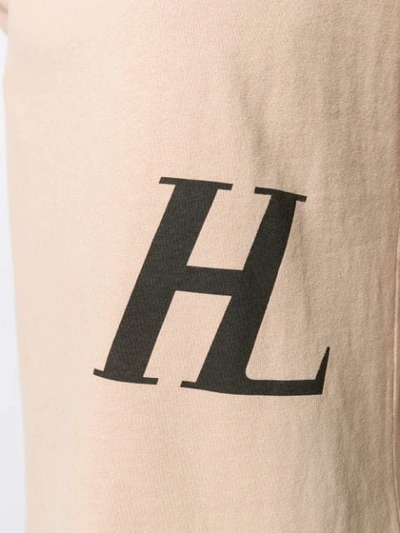 Shop Helmut Lang Logo Printed T-shirt In Ycq Noble Tan