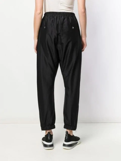 Shop Rick Owens Drop-crotch Trousers In Black