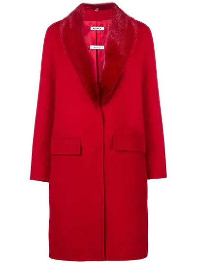 Shop P.a.r.o.s.h Lover Coat In Red