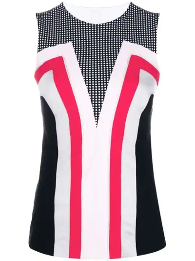 Shop No Ka'oi Tanktop In Colour-block-optik In Black