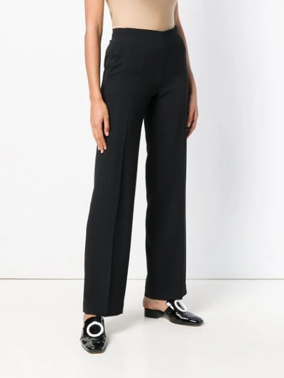 Shop Antonelli Tailored Straight-leg Trousers - Black